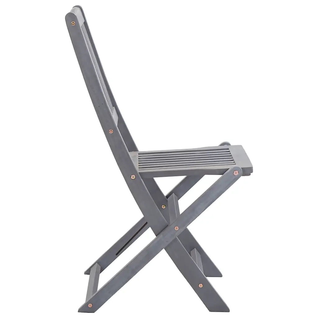 Sedie da Giardino Pieghevoli 6pz con Cuscini in Massello Acacia 3065435