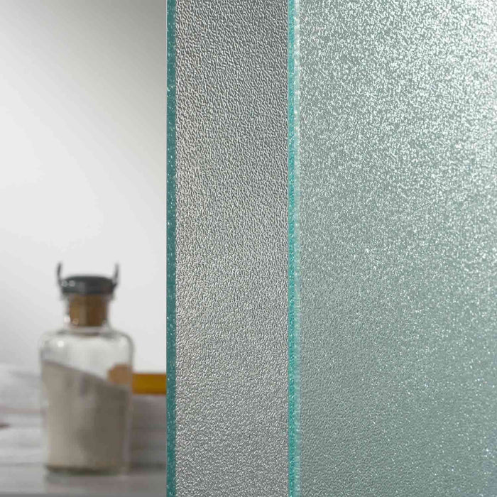 Box Doccia Angolare 75x120 cm 2 Ante Scorrevoli in Cristallo Opaco 6mm H198 Fosterberg Odense