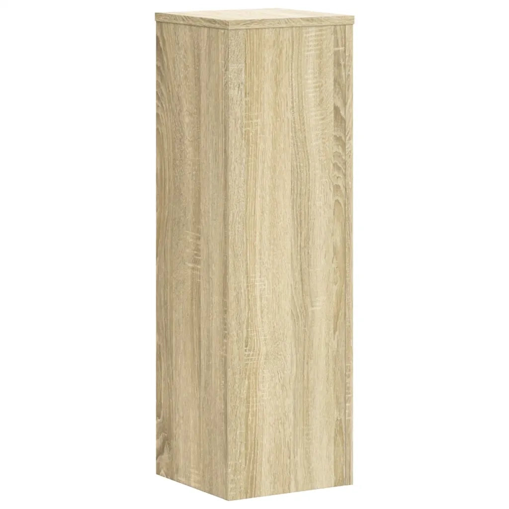 Supporti per Piante 2 pz Rovere 25x25x80 cm in Multistrato