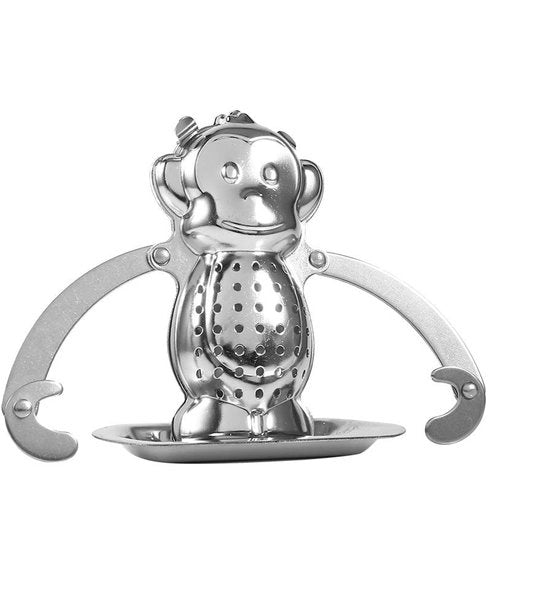 Tea Infuser in Acciaio Inossidabile - 1 Bicchiere - Filtra il Tè - Filtro per Tè - Manico Antiscivolo - Facile da Usare