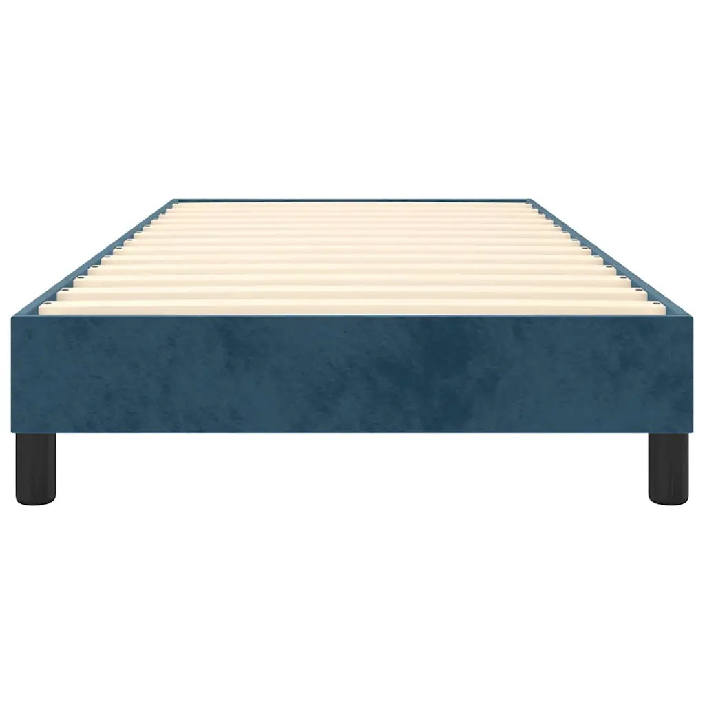 Giroletto a Molle Blu Scuro 90x190 cm in Velluto cod mxl 58773