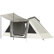 Tenda Gonfiabile 4 Persone con 2 Camere e Anticamera ¨C zephmum ¨C Verde