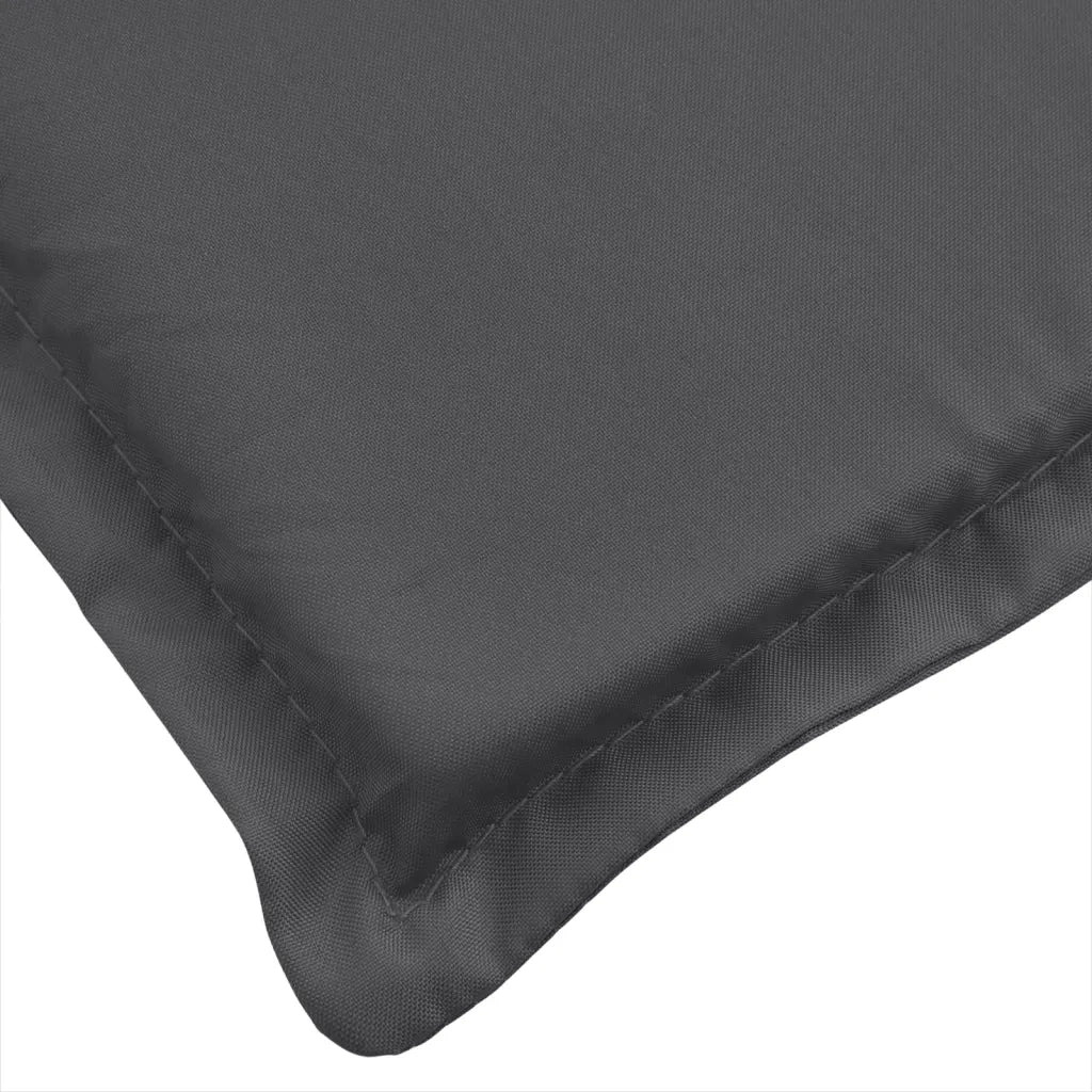 Cuscino Panca Giardino-Cuscini per panchina da esterno Antracite M¨¦lange 100x50x7cm Tessuto 485022