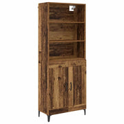Credenza 2 pz | Madia | Buffet da pranzo | Armadio da pranzo Legno vecchio Legno multistrato