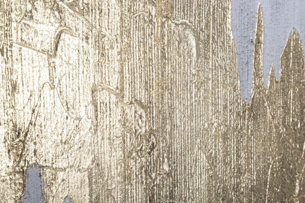 Dipinto su Tela Oroage 100x2,8x80 cm in Legno di Pino e Canvas Multicolor