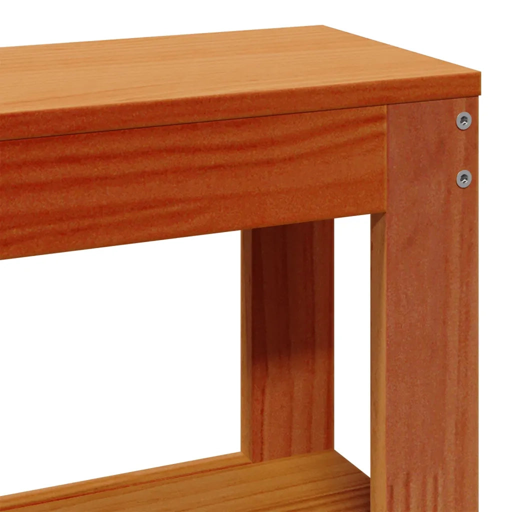 Letto senza Materasso Marrone Cera 180x200 cm in Legno di Pino 3306413