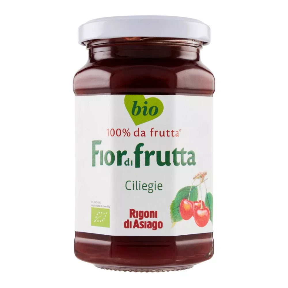 Rigoni di asiago fiordifrutta bio ciliege marmellata in vasetto da 250 grammi