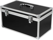 Cassa di lavoro robusta - Scatola di stoccaggio - Portatile - Alluminio - Rivestimento di schiuma - Doppia protezione - Materiale duraturo - Cassa di trasporto