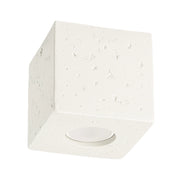 Spot soffitto industriale quadrato cemento beige GU10 TETRIS
