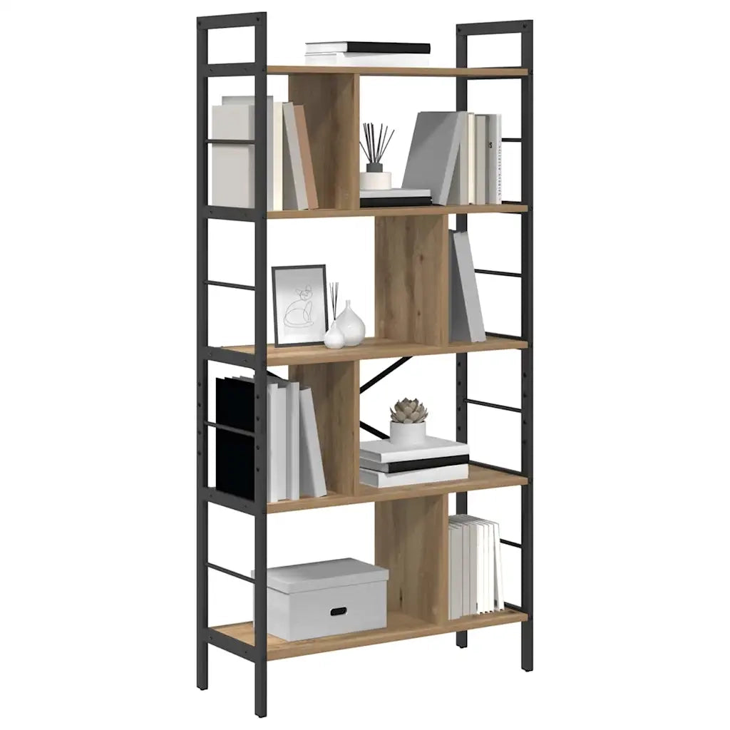 Libreria Rovere artigianale 75 x 30 x 156 cm Legno multistrato 883963