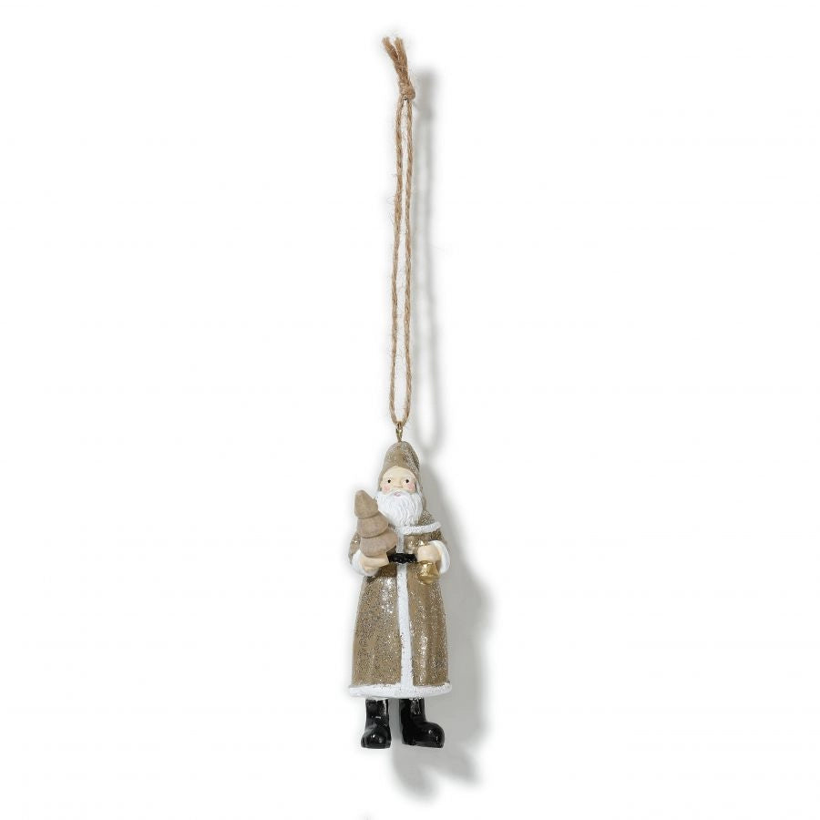 Babbo natale da appendere 10 cm