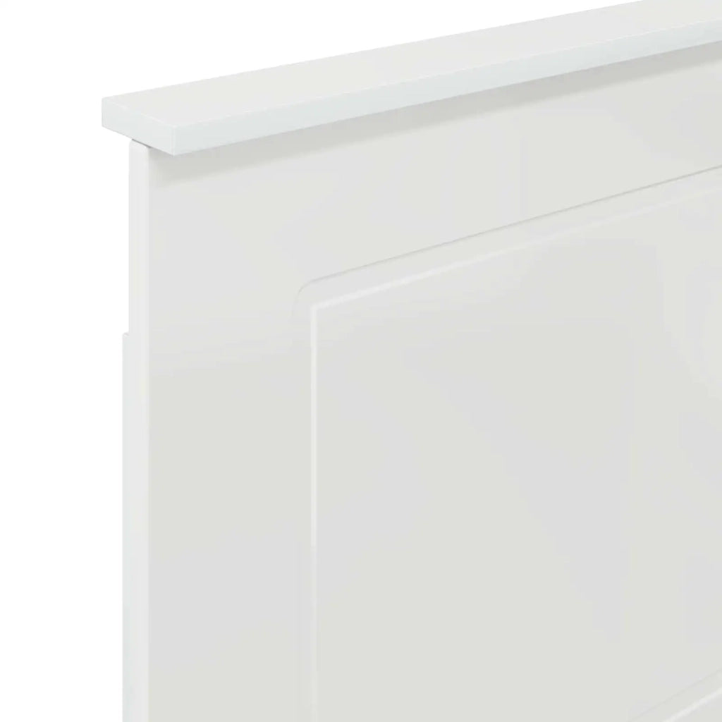 Testiera Bianco Lucido 100 cm Legno ingegnerizzato