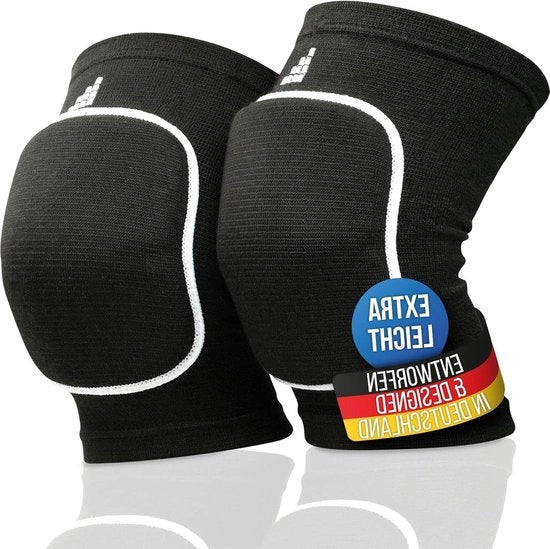 Cuscino ginocchiere ULTRALIGHT respirabile pieghevole protezione ginocchia sport all'aperto pallavolo calcetto mountain bike nero XL