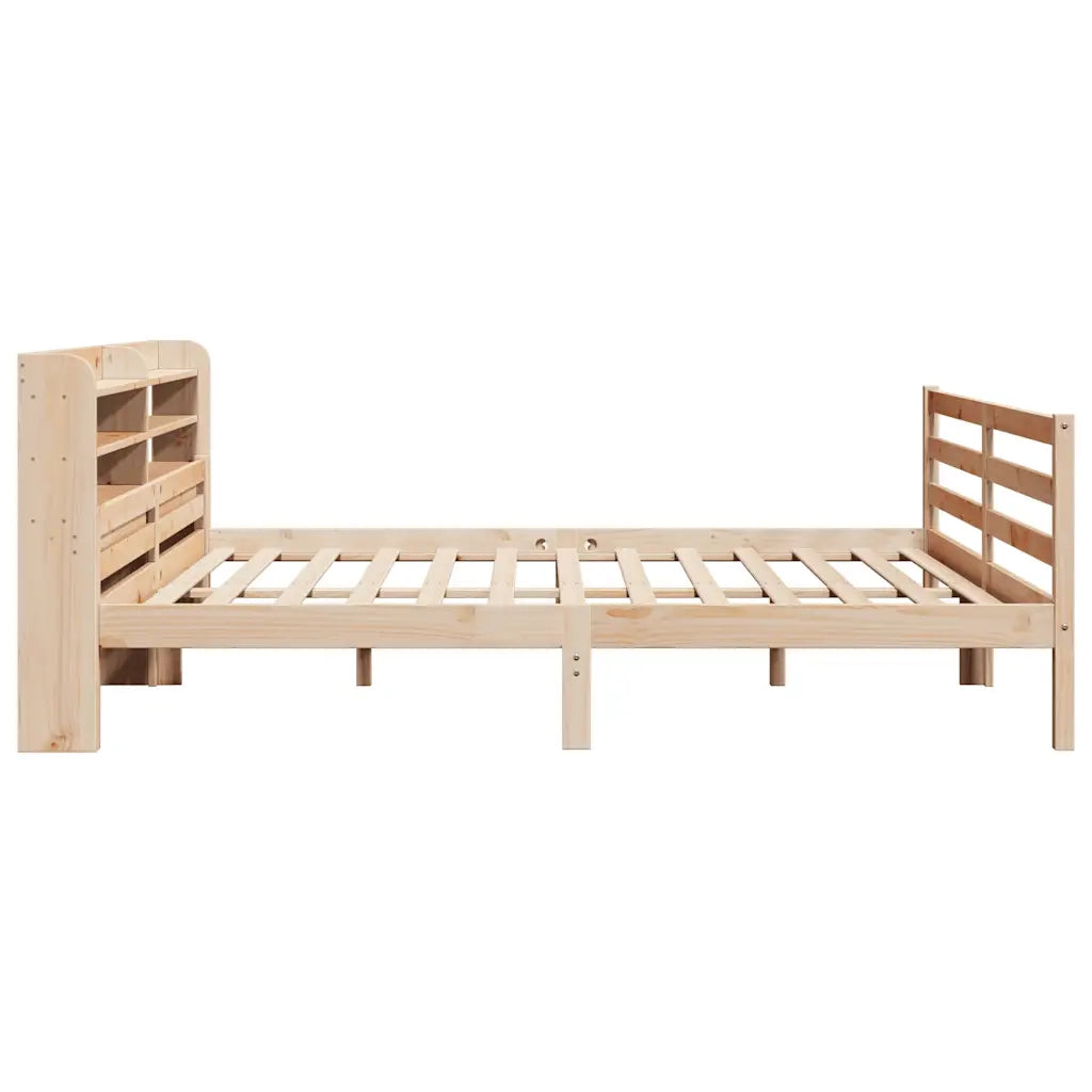 vidaXL Giroletto con Testiera 200x200 cm in Legno Massello di Pino