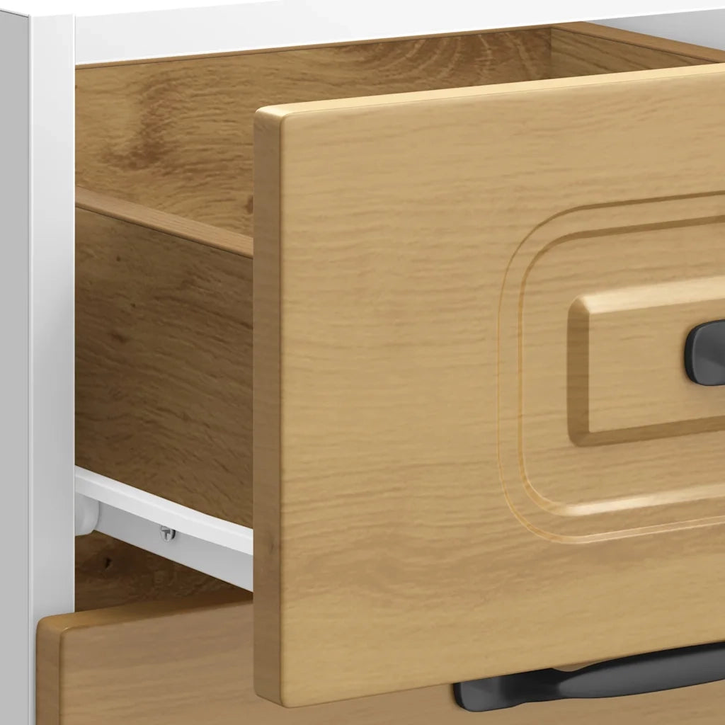 Base da Cucina-Mobile Base da Cucina Kalmar Rovere Artigianale in Legno Multistrato 558291