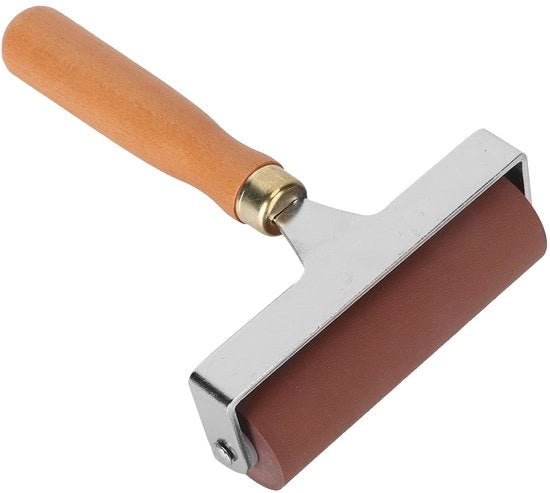Panno di gomma a rullo 10cm - Manico antiscivolo - Qualità elevata