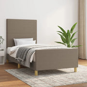 Giroletto senza Materasso Tortora 90x190 cm Tessuto 3124859