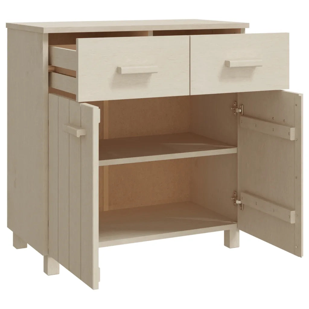 Credenza HAMAR ambra 79x40x80 cm in Legno Massello di Pino