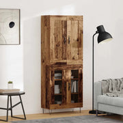 Credenza-Buffet-Armadio da cucina Legno vecchio 69,5 x 34 x 180 cm Legno multistrato 807000