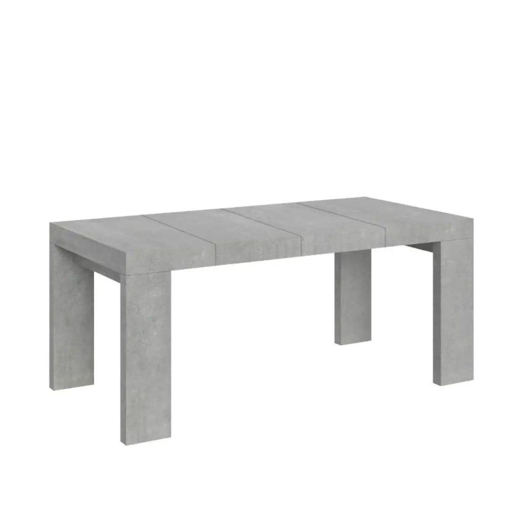 Tavolo allungabile 140/400x90 cm Roxell Premium colore cemento