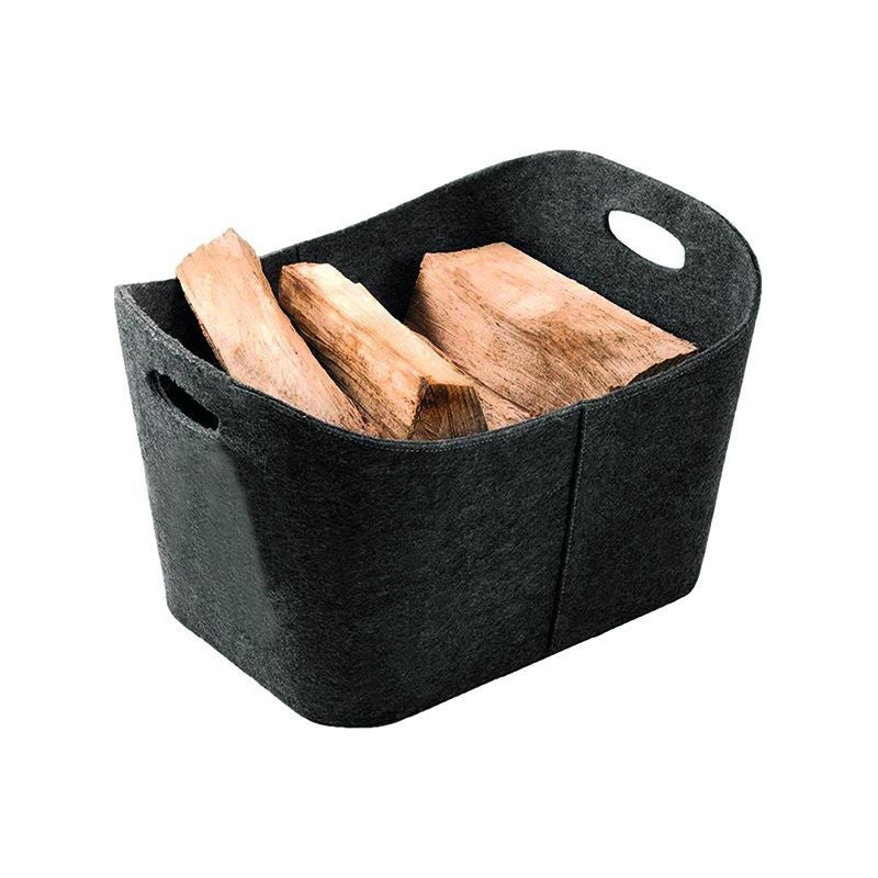 Cesta portalegna Vigor, in feltro maxi 33kg, 55x45 cm