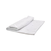 Little, Topper Singolo Sfoderabile Made in Italy, 200x90x5h cm Bianco