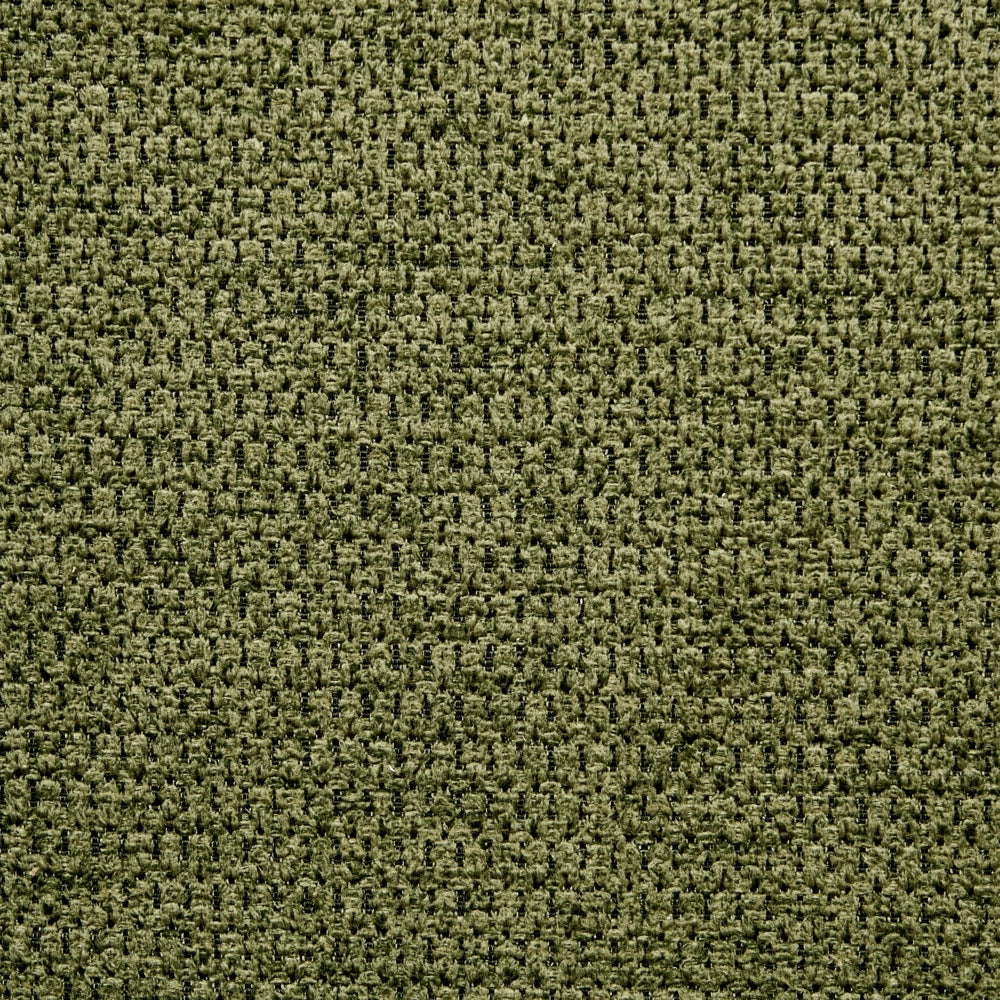 Poltrona Girevole in Tessuto Verde Stile Mid-Century Modern con Schienale Alto e Seduta a Guscio con Braccioli Avvolgenti