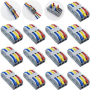 Connessioni di collegamento veloci Plus - Connettori compatti a 3 vie 6 porte a connettore a vite - 13 pezzi