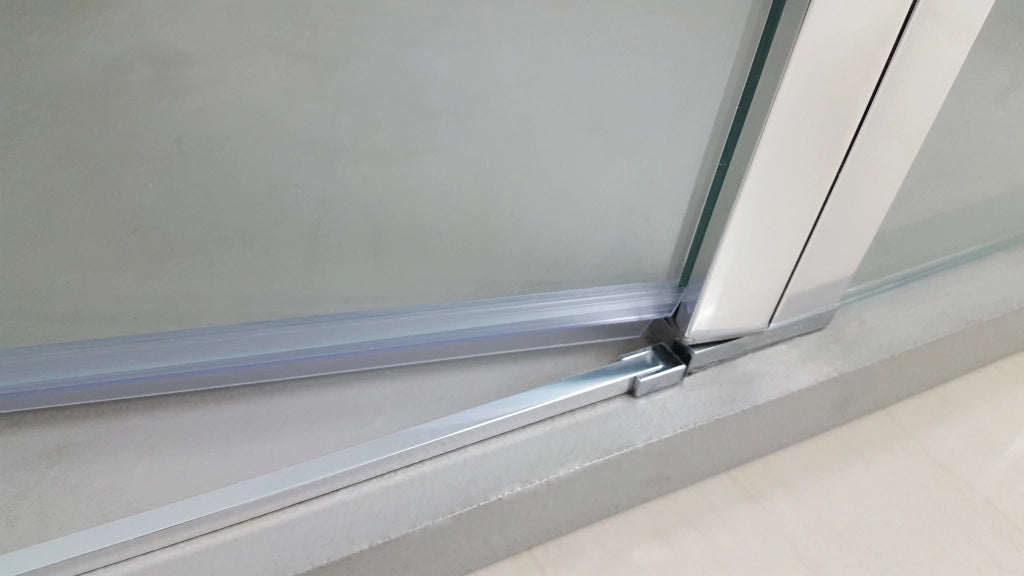 Box doccia angolare OPEN 2 porte battenti 70x75 cm cromo trasparente