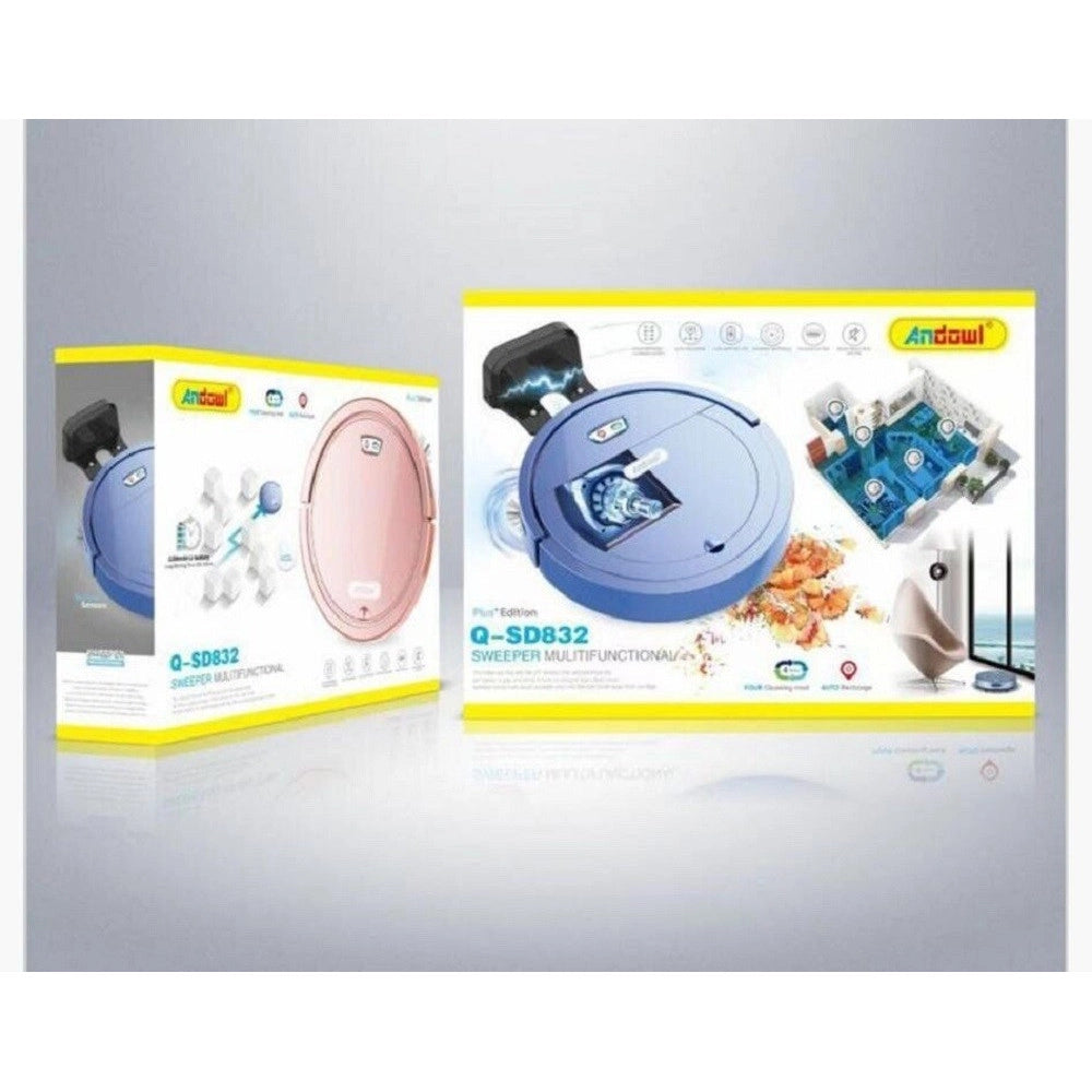 Trade Shop - Spazzatrice Robot Aspirapolvere Elettrica Intelligente Multifunzione Q-sd832 -