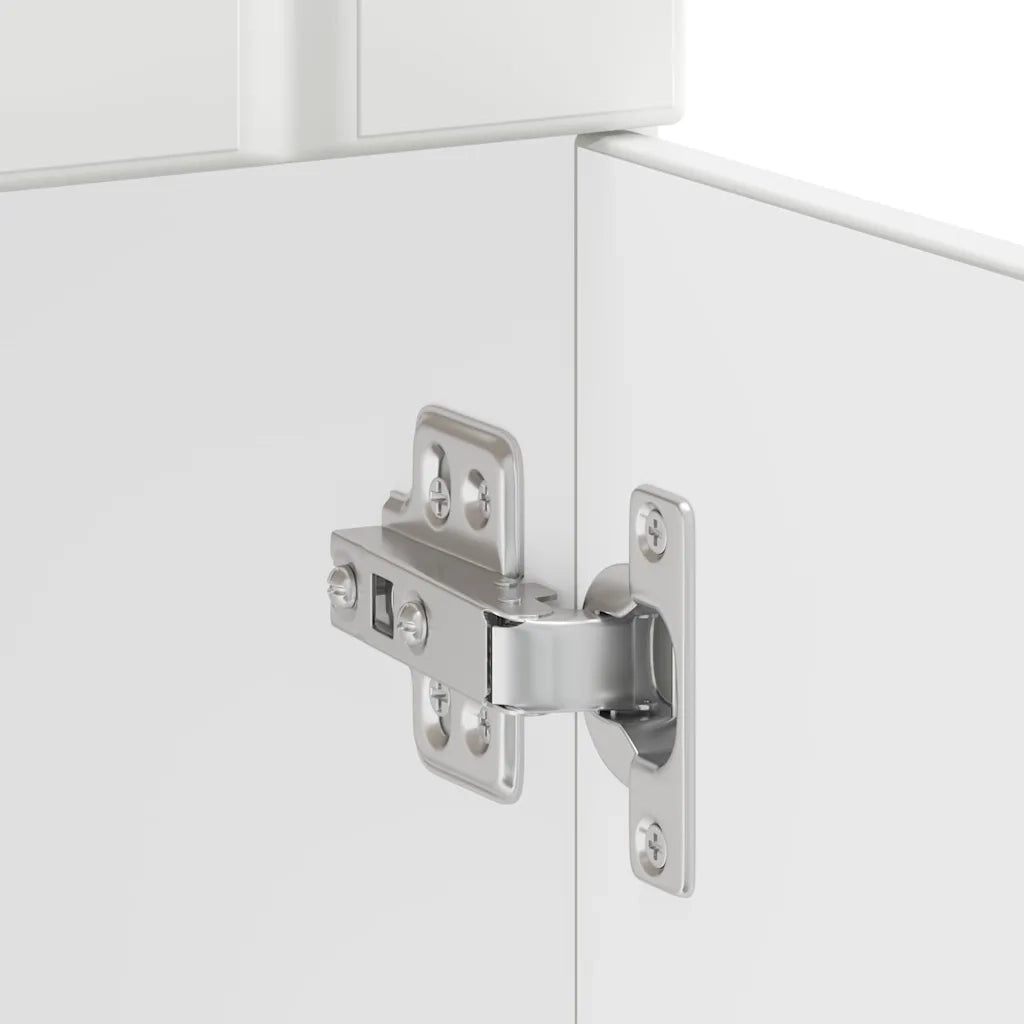 vidaXL Base da Cucina Lucca Bianco in Legno Multistrato