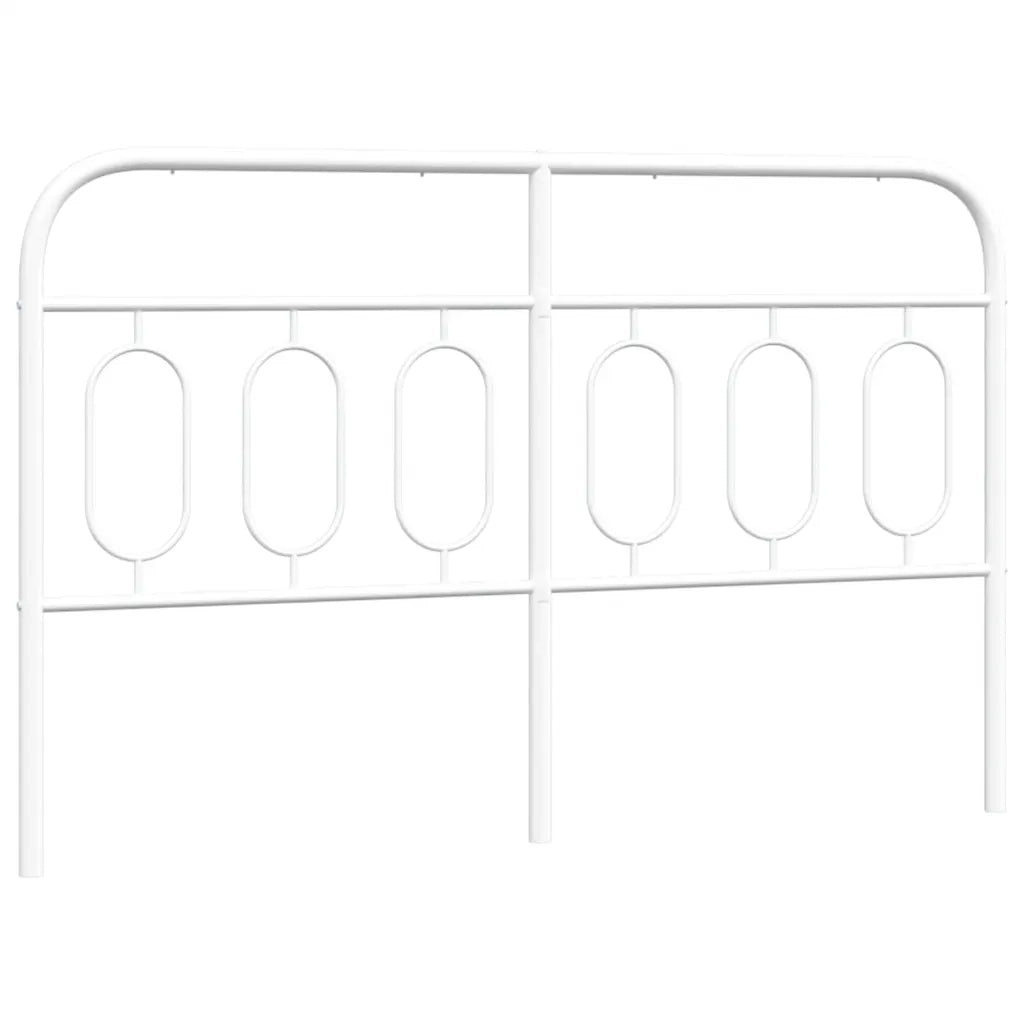 Testiera di Ricambio in Metallo Bianco 137 cm 377198