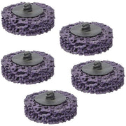 Set di 5 dischi abrasivi a 50mm - disco abrasivo nylon - rimuove la ruggine - rimuove la vernice - resistente agli urti - set di dischi abrasivi