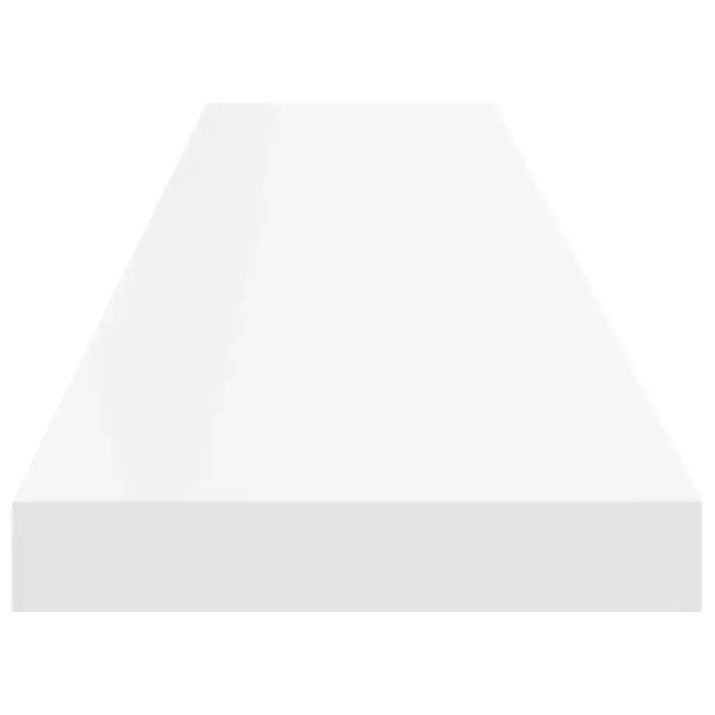 Scaffali a Parete 4 pz Bianchi 120x23,5x3,8 cm in MDF 323822