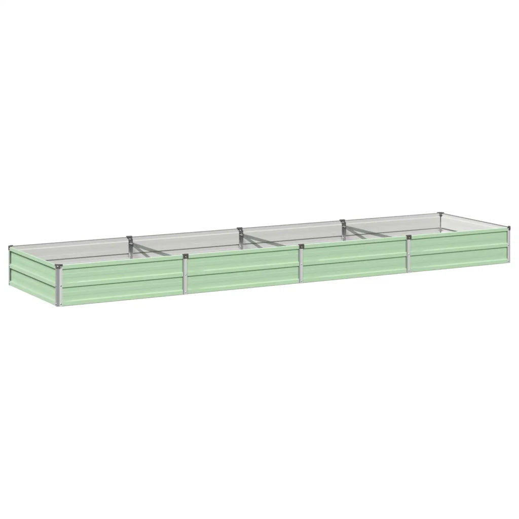 Letto rialzato da giardino Verde Pastello 320 x 80 x 24 cm 8006503