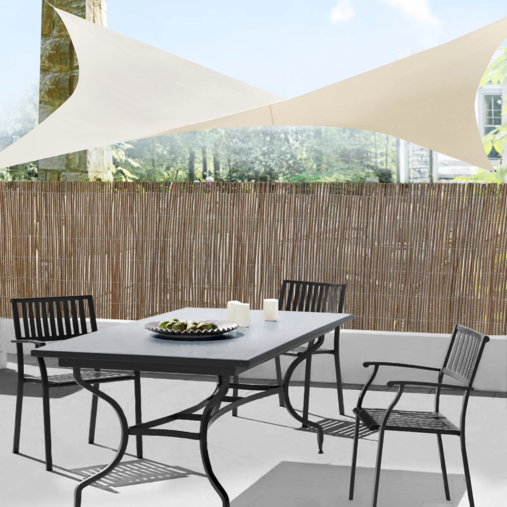 Vela Ombreggiante Lerma Tenda Parasole 400x400 cm color Sabbia [en.casa]