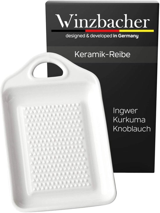Gemberrasp Keramico Originale | Ideale per la preparazione di tè di zenzero, curcuma e aglio | Resistente al lavastoviglie | Ideale per la preparazione di tè di zenzero