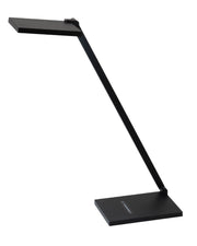 Lampada da Tavolo Zermatt 10W LED Integrato, CCT 3000K/4000K, Regolazione Luce al Tocco, Struttura in Metallo e Metacrilato Nero - IP20