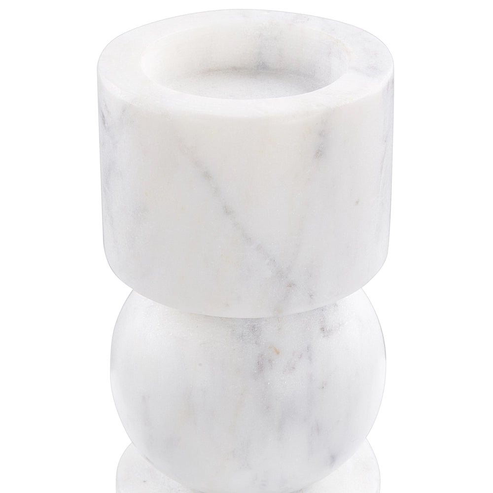 Candeliere marmo bianco dalla forma moderna accessori decorazione