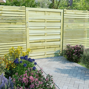 Cancello da Giardino in Legno Impregnato 100x125 cm Verde cod mxl 52738