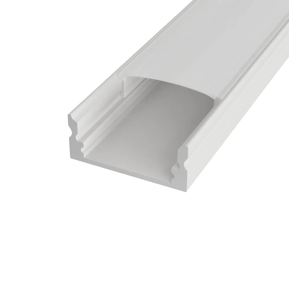 Profilo slim bianco in alluminio 2mt per striscia led
