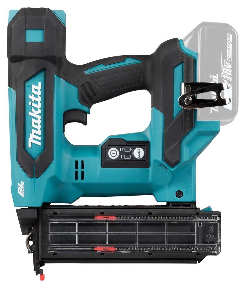 Makita DBN501ZJ – Chiodatrice 18V LXT 18 Ga per chiodi 15–50 mm solo corpo