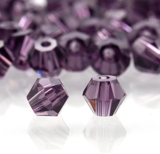 Kralen in Vetro 280 Pezzi - Perle di Vetro - Perline Artistiche - Ronde - Multicolore - Perline per Ricamo - 6 mm Dimensioni