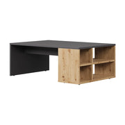 Vicco Tavolino da salotto Antracite/Artisan 90 x 60 cm con ripiani