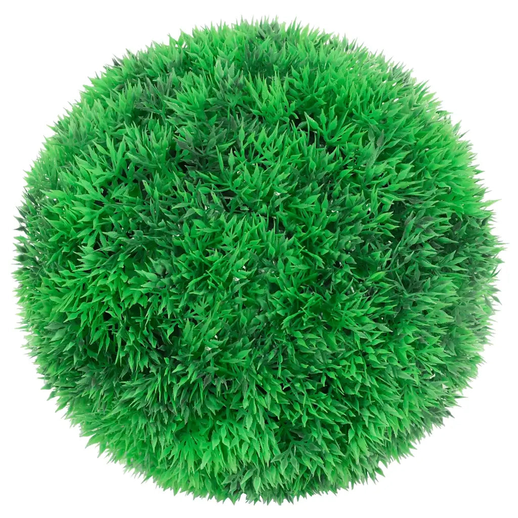 Sfere di Bosso Artificiale con Luci LED 2 pz Verdi 22 cm 3335905