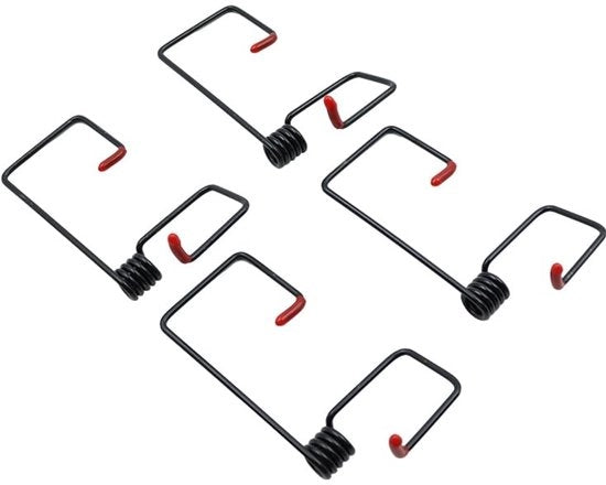 Kit di pulizia parabrezza a pressione migliorato - 4 pezzi - contatto migliorato - silenzioso - sicuro - materiale manganese - set di pulizia parabrezza