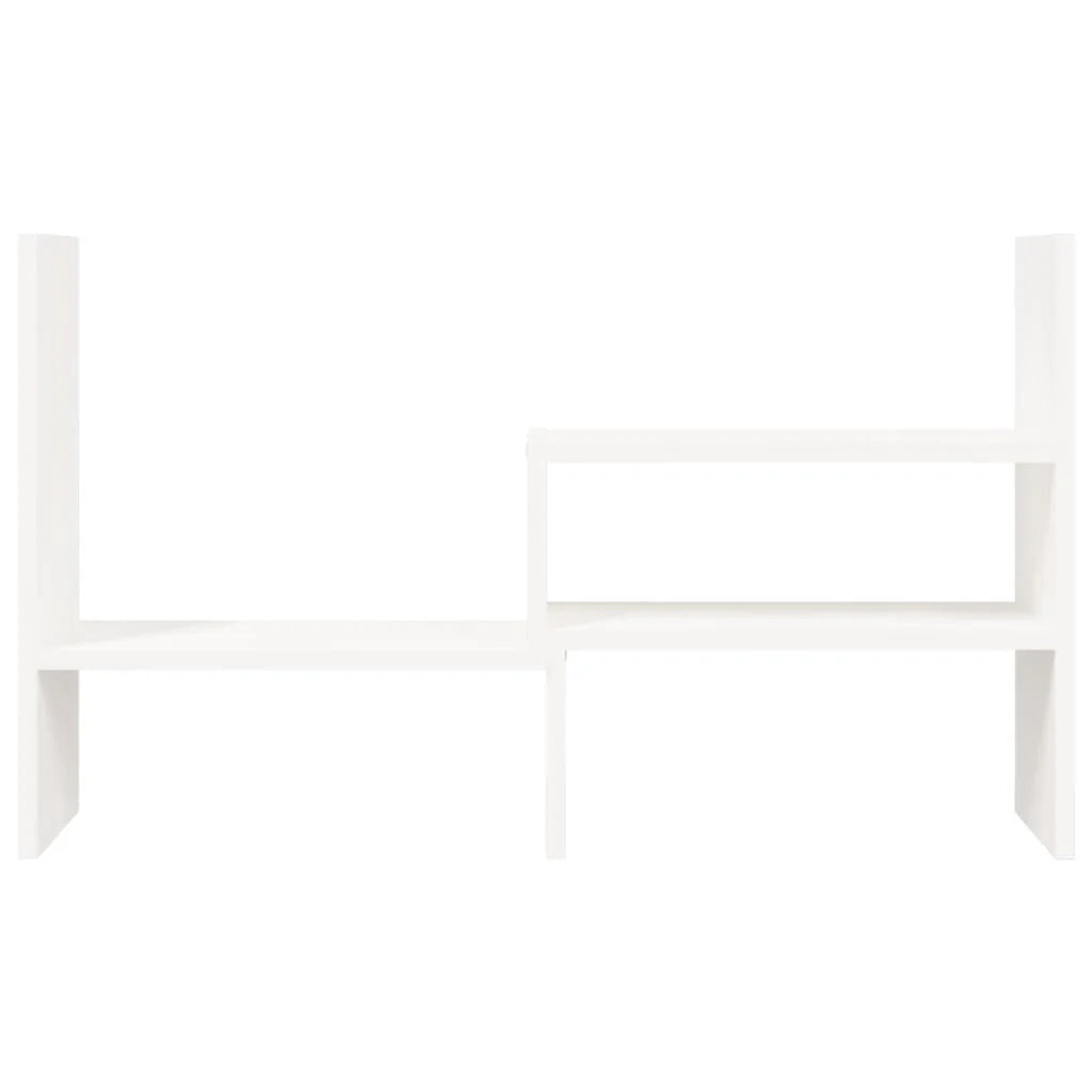 Supporto per monitor (39-72) x 17 x 43 cm in legno massello di pino bianco 02_0004416