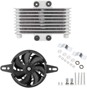 Raffreddatore di Olio Professionale - Radiatore - Ventilatore di Raffreddamento - Alluminio - Sostenibile - Elevate Prestazioni - Raffreddatore di Olio per Motori