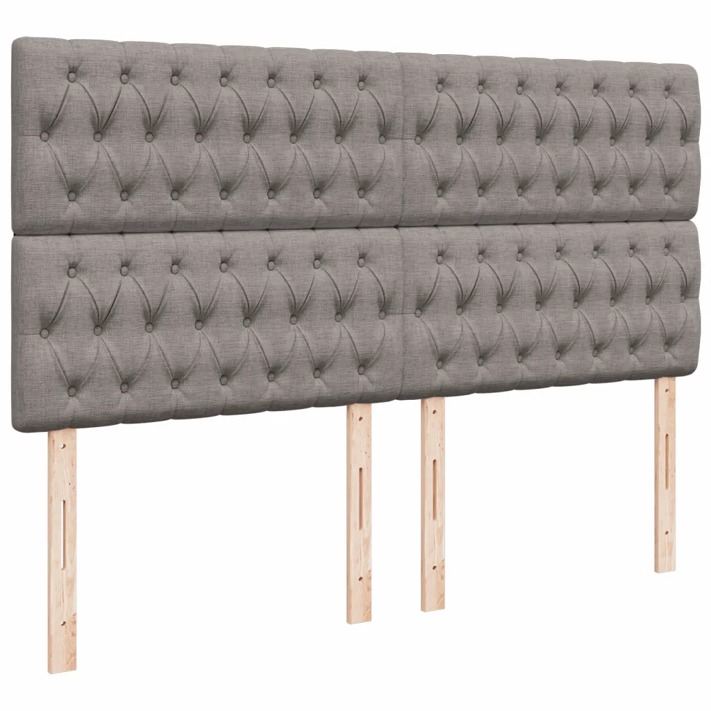 Giroletto a Molle con Materasso Tortora 180x200 cm in Tessuto