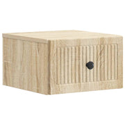 Mobiletto da notte a muro Rovere Sonoma 33 x 34,5 x 20 cm 897919